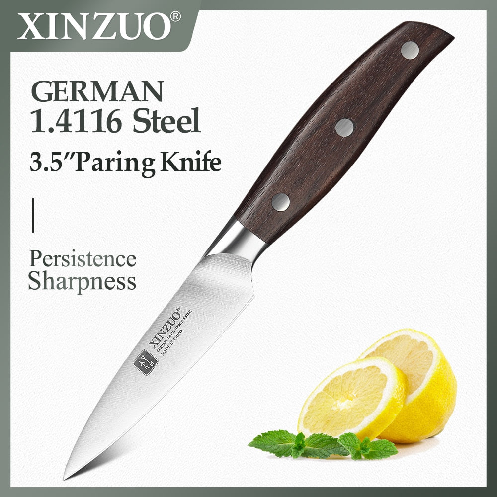 XINZUO High Quality Kitchen Knife Set Paring Utility Cleaver Chef