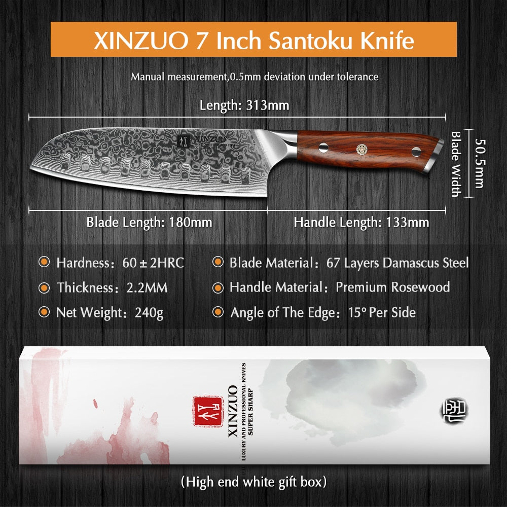 Artisan Santoku 7"