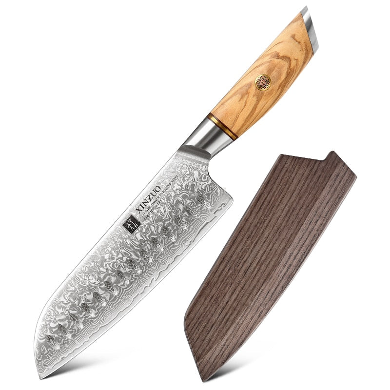 Echizen Olive Santoku 7"