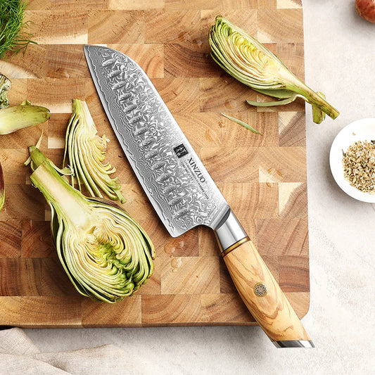 Echizen Olive Santoku 7"